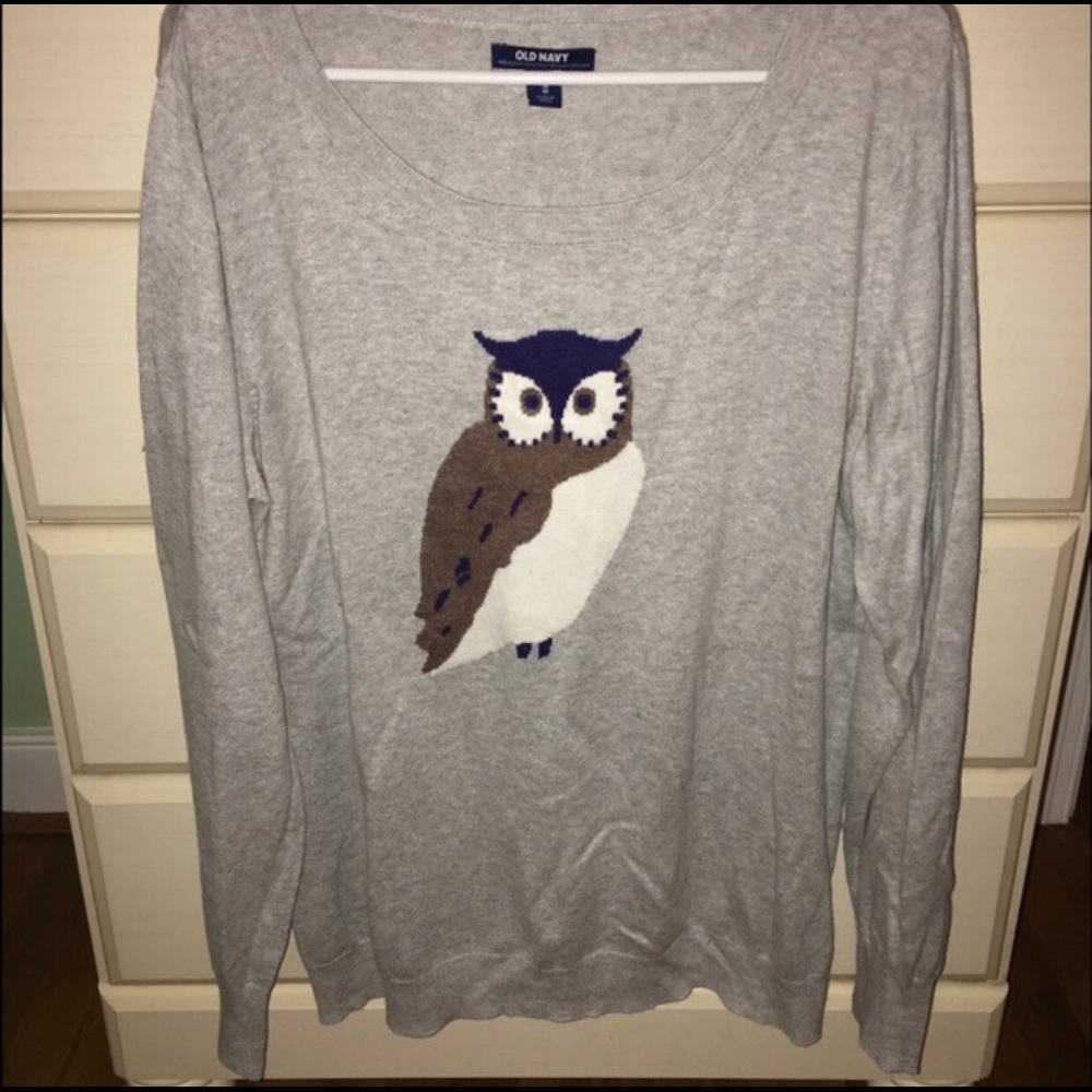 Old Navy Owl sweater Size  XL